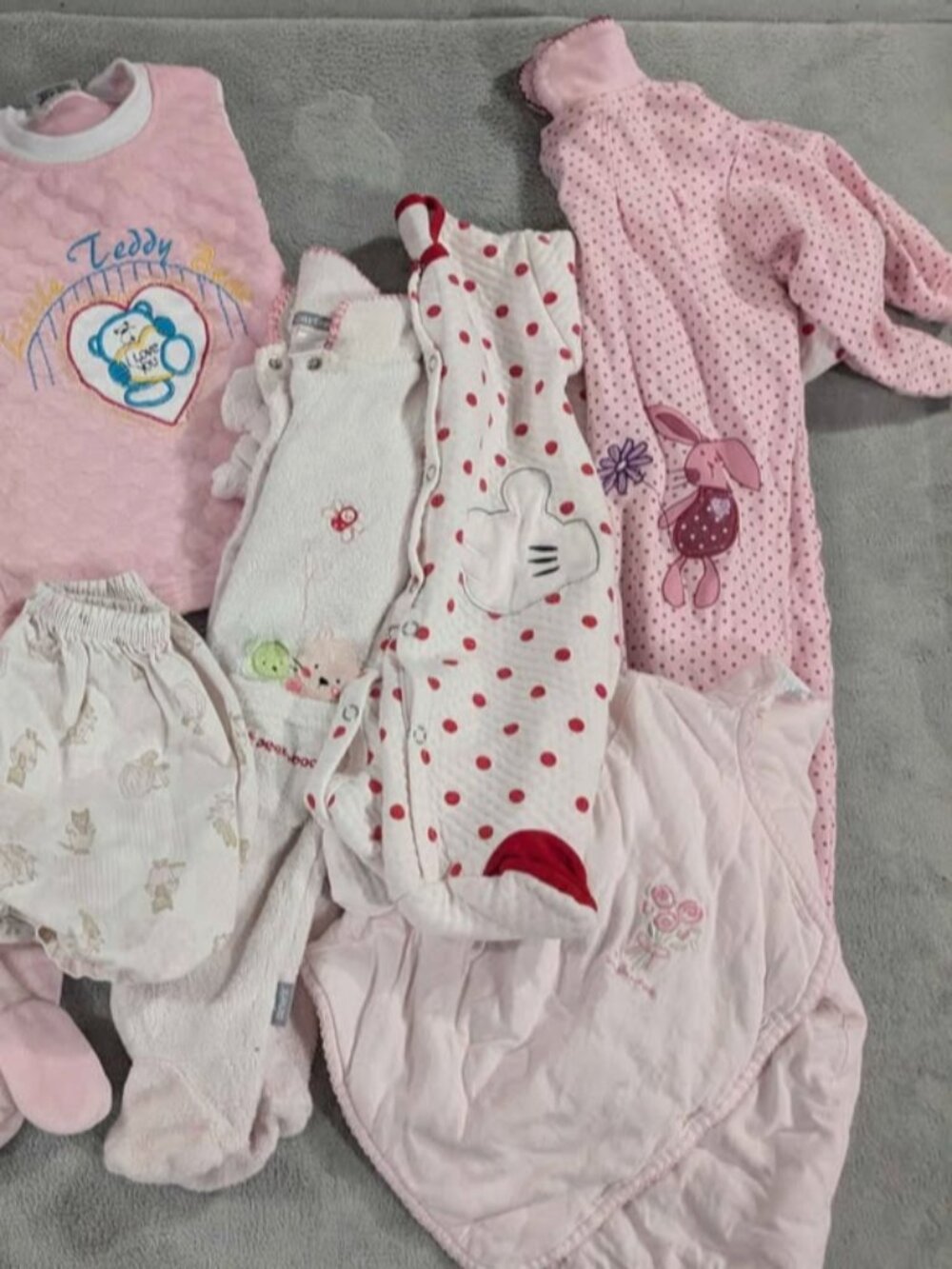 Lot of Vintage Baby Girl Clothes